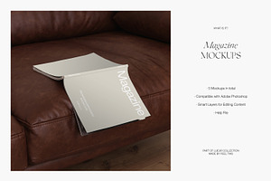 Magazine In Hands Mockups