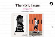 The style issue social media graphic, a Social Media Template by Chanut is industries (Thumbnail 5 of 8)