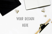 Clipboard and Glitter mockups, a Product Mockup by Ale Estrada (Thumbnail 2 of 6)