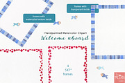 Welcome aboard watercolor graphics, an Animal Illustration by LittleAcornGraphics (Thumbnail 8 of 12)