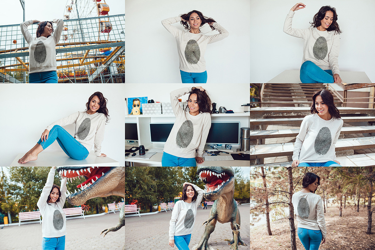 Epic Sweatshirt Mock-Up Bundle, a Hoody Mockup by Freeman Studio (Photo 3 of 9)