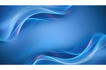 3D Blue Wavy Shapes, a Background Photo by BazziBa♥