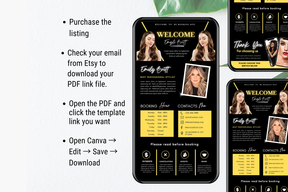 Acuity Scheduling Template, a Templates & Theme by TimCanvaTemplate (Photo 3 of 5)