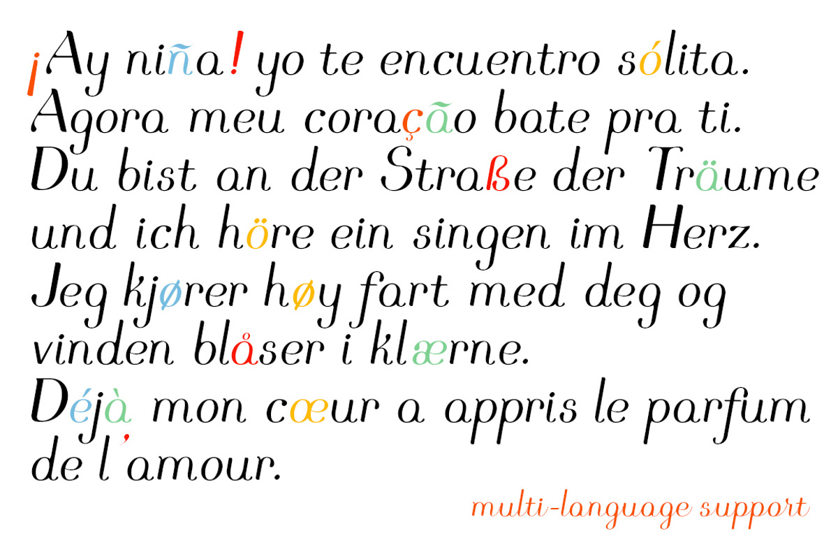 Pedrera family, a Script Font by Etewut (Photo 7 of 10)