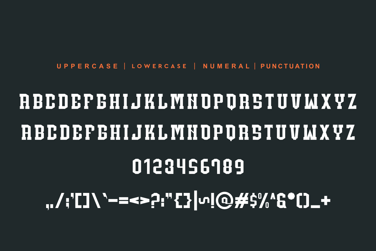 Clasy College - Sports Font, a Serif Font by QR Design Studio (Photo 5 of 7)