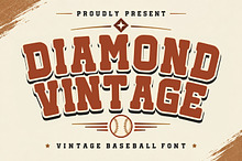 Diamond Vintage - Sports Font