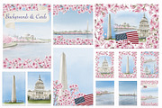 Cherry Blossoms clip art watercolor, an Illustration by Alena Sid (Thumbnail 5 of 16)