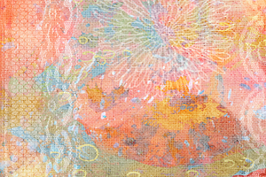 Pastel Lace Art Collage