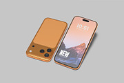 iPhone 17 Pro Max Mockup, an iPhone Mockup by lamorastudio (Thumbnail 3 of 13)