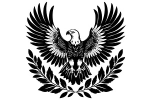 Eagle Coat Of Arms. Bald Eagles Bird