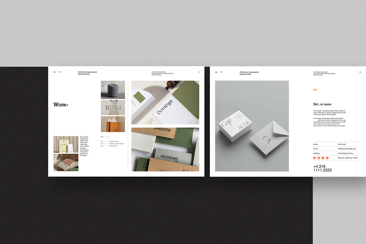 Portfolio Template, a Brochure Template by S A N D Y (Photo 9 of 10)