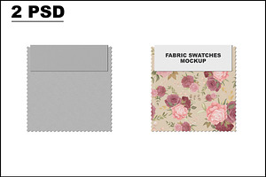 Fabric Swatches Mockup, a Product Mockup by Mockupfit