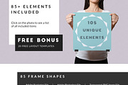 Geometric Frames Design Kit, an Object Graphic by Pixel Supplies (Thumbnail 5 of 5)