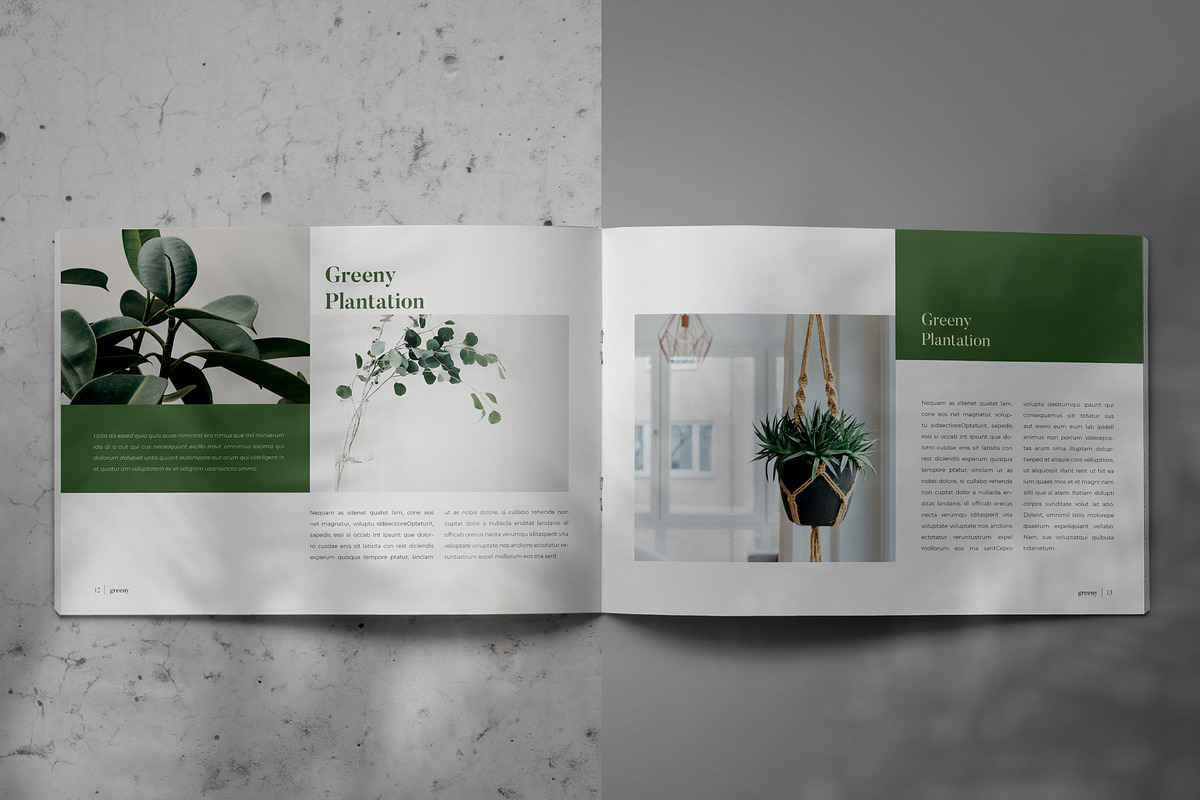 GREENY Lookbook Brochure Template, a Brochure Template by Indotitas (Photo 7 of 9)