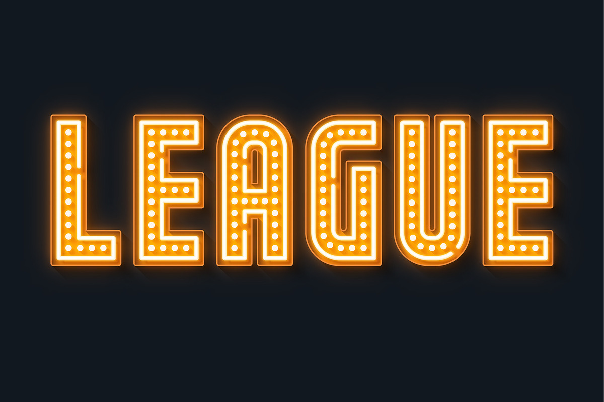 Retro LEDs and neon show alphabet, an Object Graphic by RevelStockart (Photo 3 of 12)