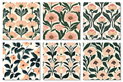 Retro Floral Seamless Pattern, a Texture Graphic by Dream Creation (Thumbnail 2 of 6)