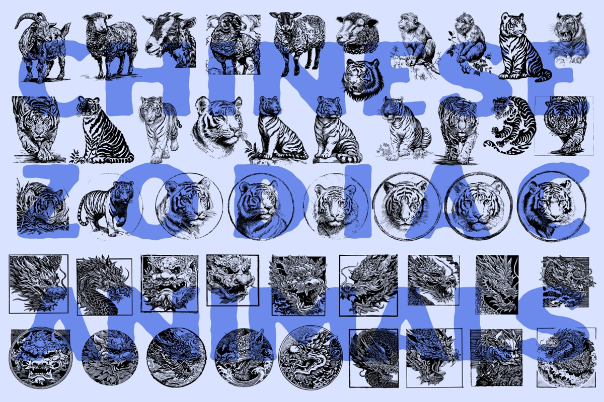 Chinese Culture vector illustrations, an Object Illustration by Nocturnal Wolf (Photo 7 of 19)
