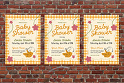 Baby Shower Flyer Set, a Flyer Template by Aiyari Graphic (Thumbnail 3 of 3)