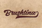 Brushtina Brush Font, a Handwritten Font by Anomali Creatype (Thumbnail 1 of 10)