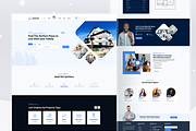 Mega UI Website Template Bundle, a Landing Page Template by DesignsLab (Thumbnail 15 of 22)