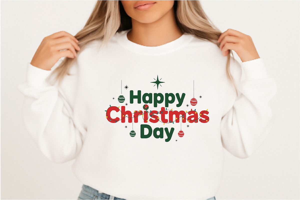 Happy Christmas Day PNG, an Illustration by DreamArtGraphic (Photo 2 of 5)