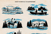 Wilderness Spot Art Collection, an Illustration by Nathan Brown (Thumbnail 3 of 7)