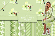 Lime Cream Seamless Digital Paper, a Pattern Graphic by Creative Matrix82 (Thumbnail 1 of 6)