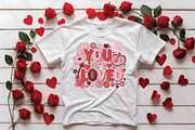 You are loved Png, Boho Valentine Fl, an Illustration by DreamPrint404 (Thumbnail 2 of 3)