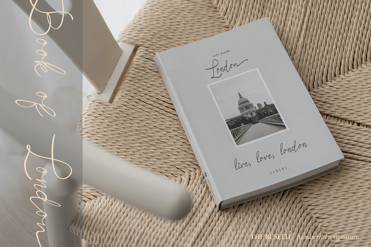 The Ruselte | Handwritten Signature, a Script Font by Denustudios (Photo 9 of 15)