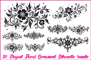 Ornamental Flower Designs, an Illustration by yasushie (Thumbnail 1 of 20)