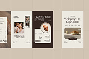 Nostalgic Cafe Instagram Pack, a Social Media Template by fakhroo (Thumbnail 2 of 4)