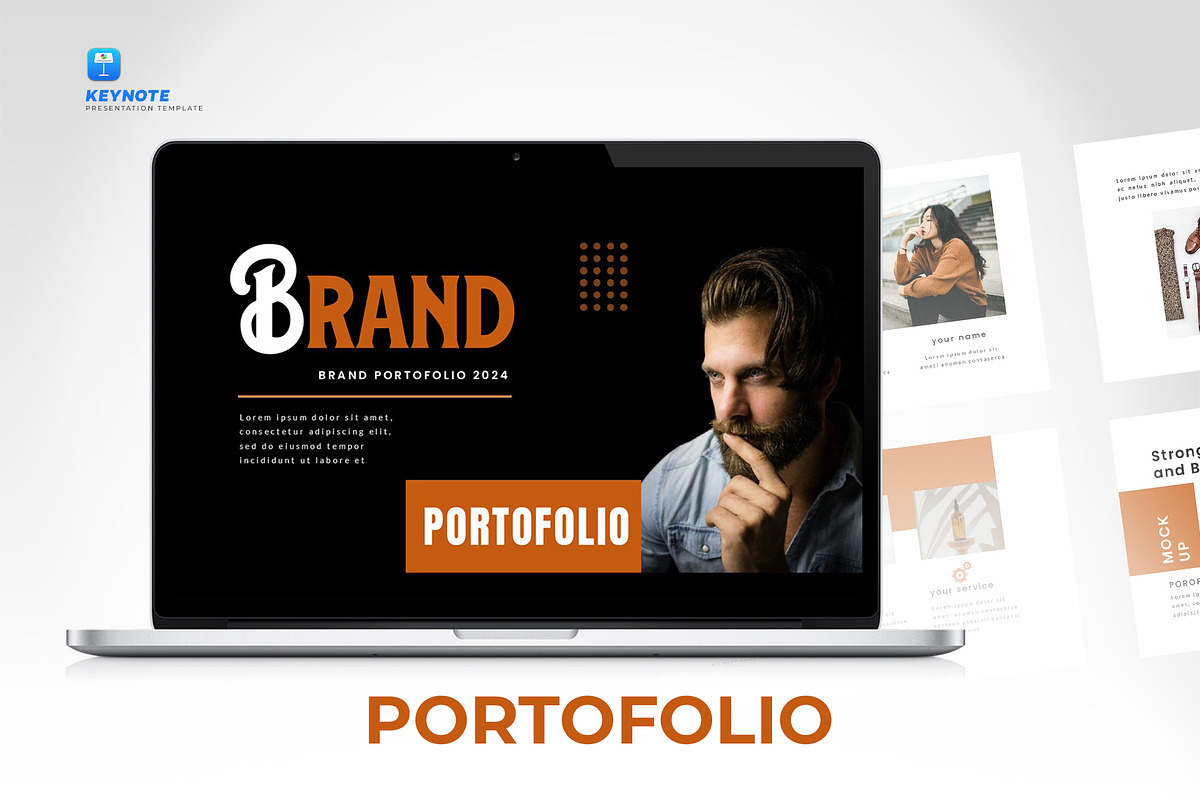 Portofolio Brand Keynote, a Presentation Template by Glowin_studio (Photo 2 of 3)