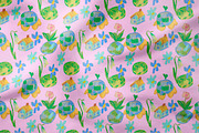 Kids Crayon Eco Icons Seamless Patte, a Pattern Graphic by Lucyinyourheart (Thumbnail 9 of 10)