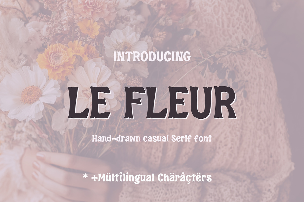 Le Fleur Hand Written Display Font, a Handwritten Font by Mastilo Designs (Photo 1 of 8)