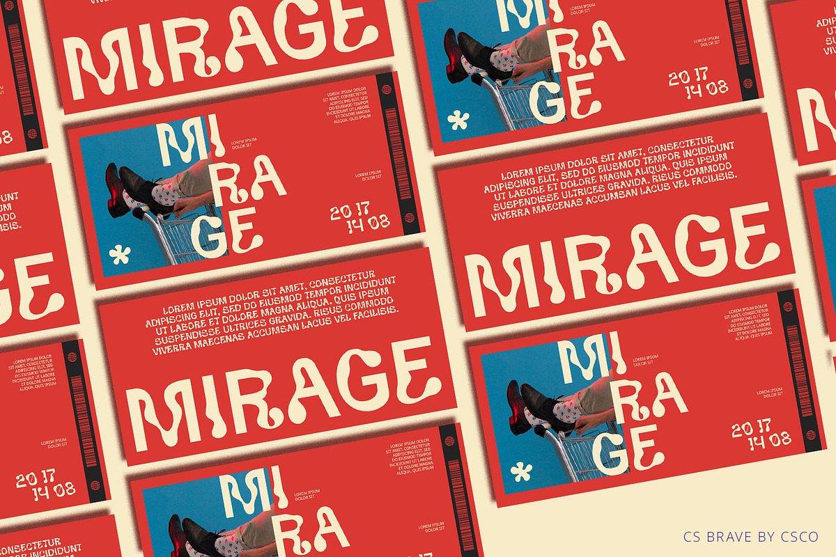 CS Brave – Trippy Font, a Sans Serif Font by Craft Supply Co. (Photo 7 of 8)