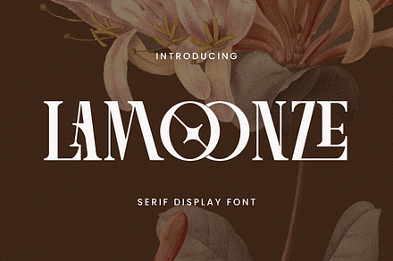 Lamoonze - Serif Display Font