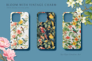 Chinoiseries Toile Seamless Patterns, a Pattern Graphic by Olya Creative (Thumbnail 5 of 25)