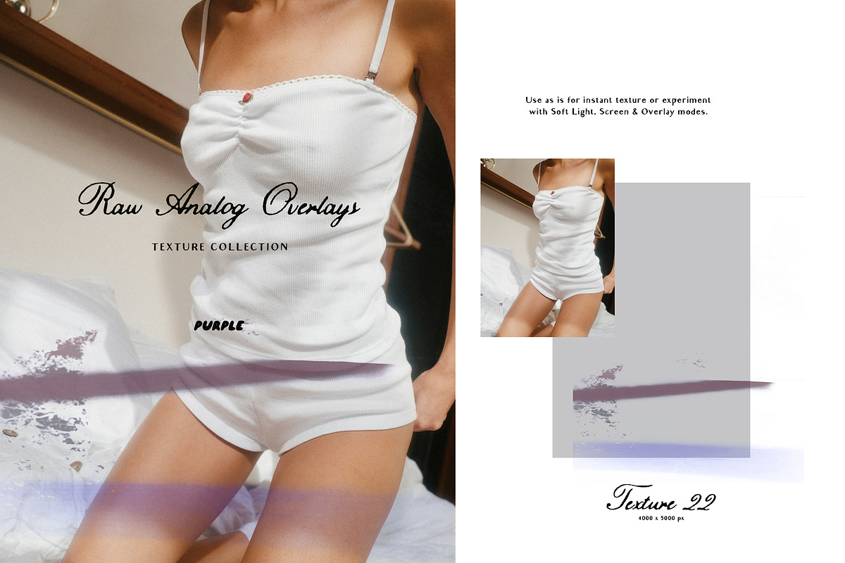Raw Analog Texture Overlays, a Texture Graphic by Purple (Photo 25 of 31)