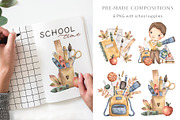 Back to school, an Education Illustration by NellyaEgorova (Thumbnail 4 of 11)
