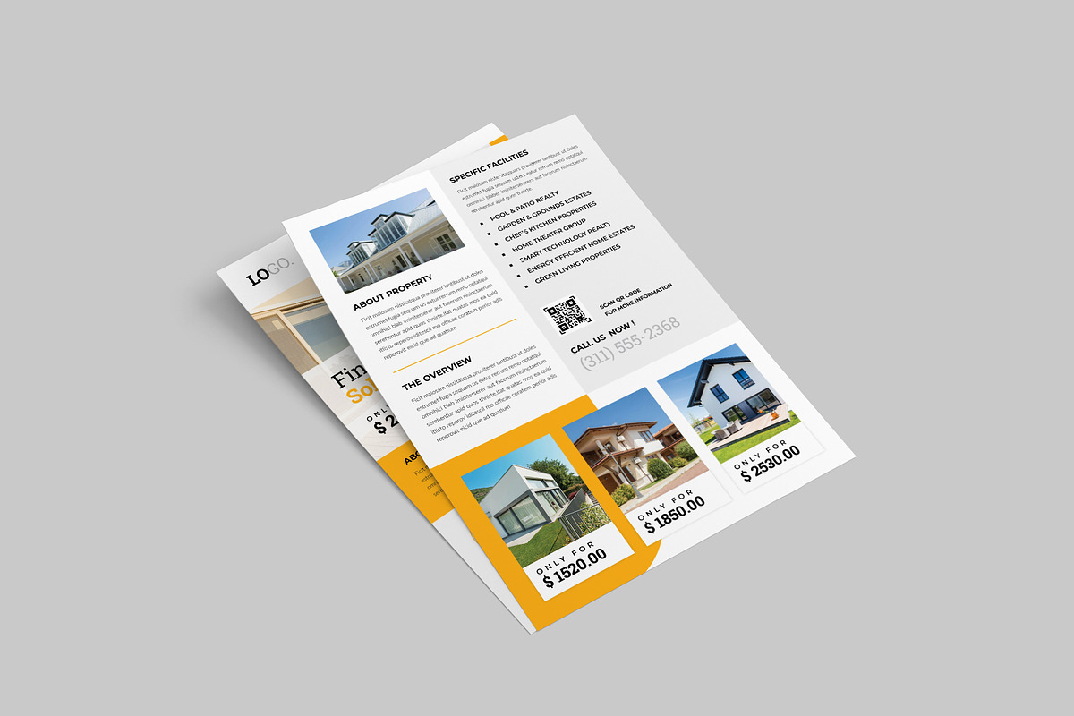 Realstate Properties Flyer Template preview 3