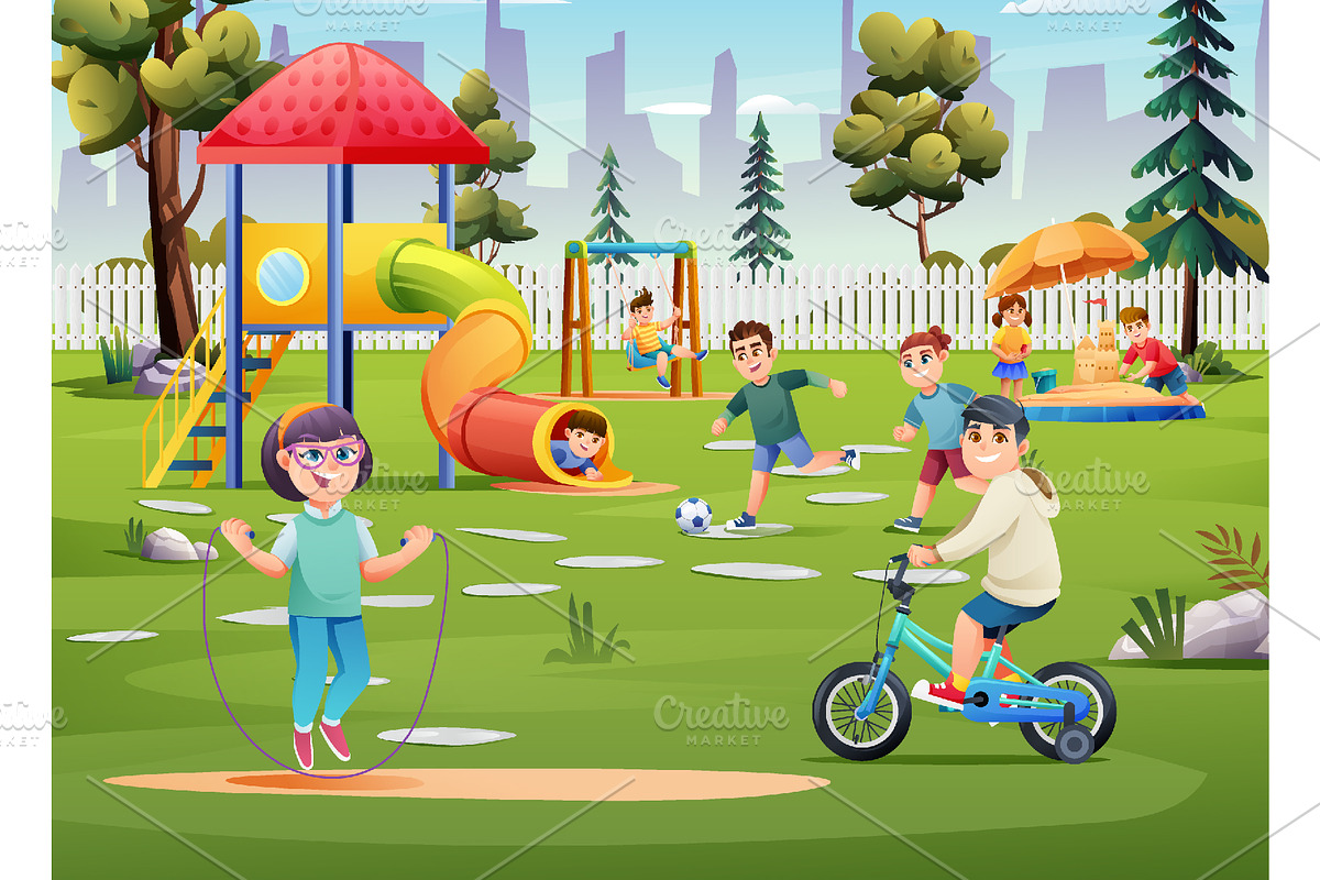 Kids Playground Collection, an Education Illustration by YG Studio (Photo 4 of 8)