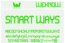 Smart Ways font
