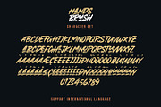 Hands Brush - Strong Urban Brush, a Blackletter Font by Graphicfresh (Thumbnail 8 of 9)