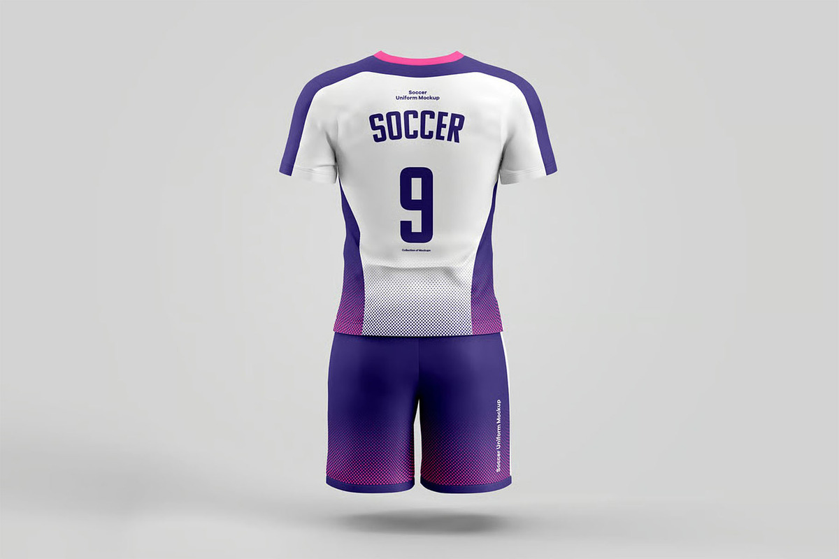Soccer Uniform Mock-up, an Apparel Mockup by zippypixelstudio (Photo 7 of 11)