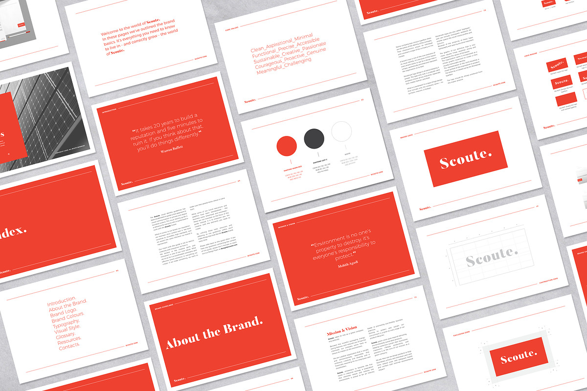 Brand Guidelines Template, a Brochure Template by Andre28 (Photo 2 of 9)