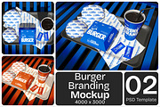 Burger Branding Mockup, a Packaging Mockup by Permadi Creative (Thumbnail 1 of 5)
