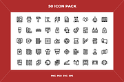 Printing icons, an Outline Icon by Wencory (Thumbnail 1 of 2)