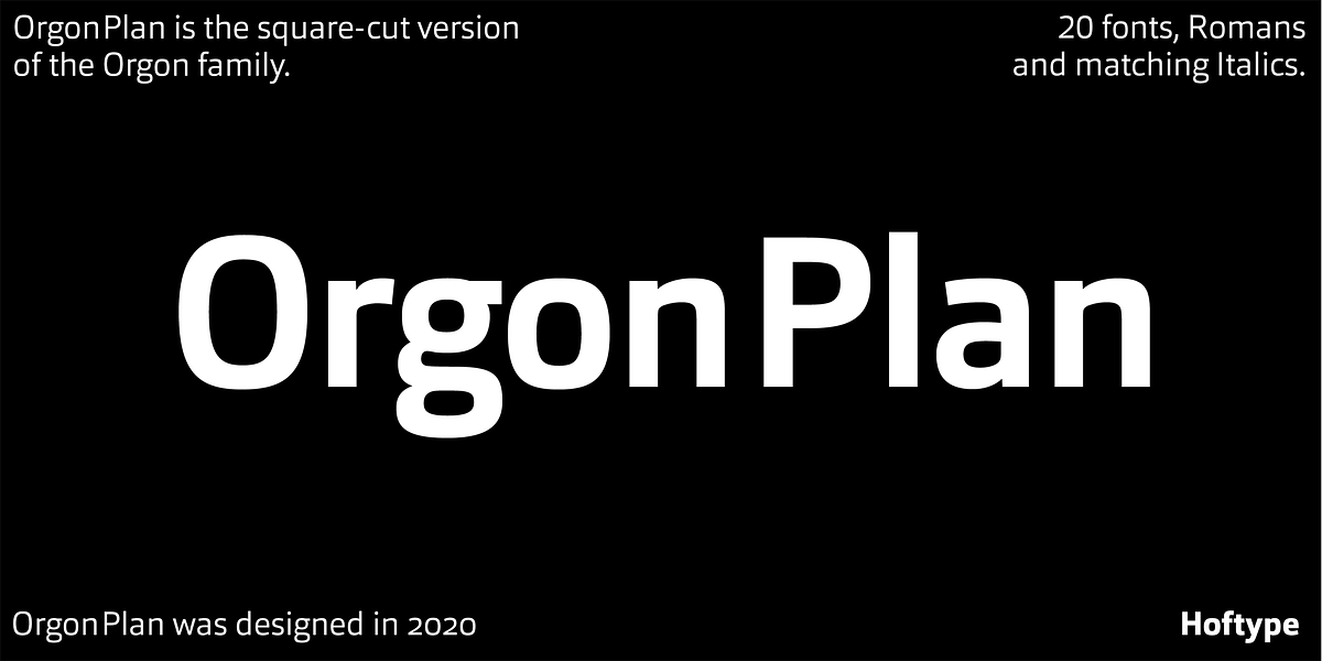 Orgon Plan, a Sans Serif Font by Hoftype (Photo 1 of 14)