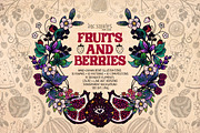 Fruits and Berries | Hand Drawn Boho, a Food Illustration by Ink Stories (Thumbnail 1 of 13)