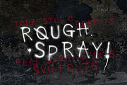 Rough Spray SVG typeface, a Handwritten Font by tomatstudio (Thumbnail 1 of 9)
